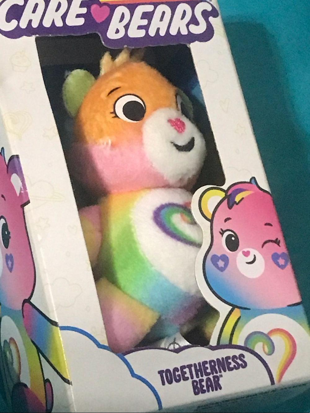 Care Bears Boxed Plush Set - Rainbow, Green, Blue, Pink, Yellow 🌼🌼CARE BEARS 🌼 - Picture 11 of 15